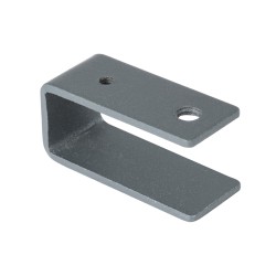 TREEBASE 90476 Ειδική Βάση (U) για Ιμάντα Στήριξης Φωτιστικών Σποτ σε κορμό Φυτών & Δέντρων - Γκρι Ανθρακί - Μ4.3 x Π1.8 x Υ2cm