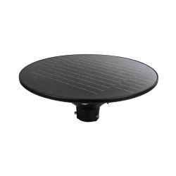 PARK 90501 Φωτιστικό Κεφαλής Post Top Πλατείας/Πάρκου/Κήπου με Ασύρματο Χειριστήριο LED 20W 800lm 120° με Ενσωματωμένο Φωτοβολταϊκό Panel 6V 20W & Επαναφορτιζόμενη Μπαταρία Li-ion 3.2V 25000mAh με Αισθητήρα Κίνησης-Ημέρας-Νύχτας Αδιάβροχο IP67 Θερμό Λ