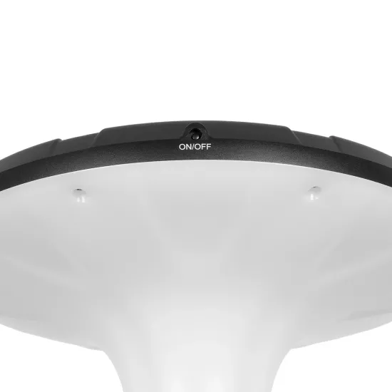 Globostar® SQUARE 90504 Φωτιστικό Κεφαλής Post Top Πλατείας/Πάρκου/Κήπου LED 25W 1000lm με Ανιχνευτή Κίνησης και Αισθητήρα Νυχτός IP65 Ψυχρό Λευκό 6000K - 2 Χρόνια Εγγύηση