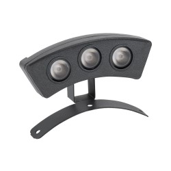 TREEPLANTE 90516 Κυρτή Μπάρα Φωτισμού Wall Washer για Φυτά - Δέντρα LED 3W 285lm 15° DC 24V Αδιάβροχο IP67 Φυσικό Λευκό 4500K Dimmable - Bridgelux SMD Chip - Γκρι Ανθρακί - Μ11 x Π3 x Υ8.2cm - 3 Χρόνια Εγγύηση