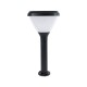 SOLARMIS 90521 LED Solar Bollard Light Κολωνάκι Κήπου Εξωτερικού Χώρου 10W 180lm 120° με Ενσωματωμένο Φωτοβολταϊκό Panel 6V 5W & Επαναφορτιζόμενη Μπαταρία Li-ion 3.2V 6000mAh με Αισθητήρα Ημέρας-Νύχτας - Αδιάβροχο IP65 Φ26 x Υ60cm Ψυχρό Λευκό 6000K - 