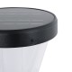 SOLARDIS 90523 LED Solar Bollard Light Κολωνάκι Κήπου Εξωτερικού Χώρου 10W 180lm 120° με Ενσωματωμένο Φωτοβολταϊκό Panel 6V 5W & Επαναφορτιζόμενη Μπαταρία Li-ion 3.2V 6000mAh με Αισθητήρα Ημέρας-Νύχτας - Αδιάβροχο IP65 Φ24 x Υ88cm Ψυχρό Λευκό 6000K - 