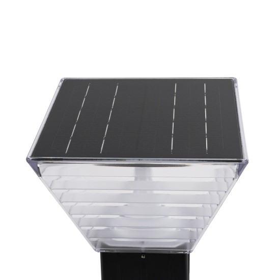 GRACIOUS 90529 Φωτιστικό Κολωνάκι Κήπου LED 10W 330lm 120° με Ενσωματωμένο Φωτοβολταϊκό Panel 6V 2W & Επαναφορτιζόμενη Μπαταρία Li-ion 3.2V 1800mAh με Αισθητήρα Ημέρας-Νύχτας Αδιάβροχο IP65 Θερμό Λευκό 2700K - Ψυχρό Λευκό 6000K - Γκρι Ανθρακί - Μ29 x GRACIOUS 90529 Φωτιστικό Κολωνάκι Κήπου LED 10W 330lm 120° με Ενσωματωμένο Φωτοβολταϊκό Panel 6V 2W & Επαναφορτιζόμενη Μπαταρία Li-ion 3.2V 1800mAh με Αισθητήρα Ημέρας-Νύχτας Αδιάβροχο IP65 Θερμό Λευκό 2700K - Ψυχρό Λευκό 6000K - Γκρι Ανθρακί - Μ29 x