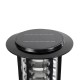 SOLARMIS 90536 LED Solar Bollard Light Κολωνάκι Κήπου Εξωτερικού Χώρου 10W 180lm 120° με Ενσωματωμένο Φωτοβολταϊκό Panel 6V 5W & Επαναφορτιζόμενη Μπαταρία Li-ion 3.2V 6000mAh με Αισθητήρα Ημέρας-Νύχτας - Αδιάβροχο IP65 Φ22 x Υ59cm CCT Ψυχρό-Φυσικό-Θερ