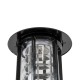 SOLARMIS 90536 LED Solar Bollard Light Κολωνάκι Κήπου Εξωτερικού Χώρου 10W 180lm 120° με Ενσωματωμένο Φωτοβολταϊκό Panel 6V 5W & Επαναφορτιζόμενη Μπαταρία Li-ion 3.2V 6000mAh με Αισθητήρα Ημέρας-Νύχτας - Αδιάβροχο IP65 Φ22 x Υ59cm CCT Ψυχρό-Φυσικό-Θερ