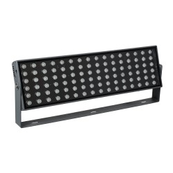 FLOODZANA 90561 Προβολέας Σποτ Wall Washer LED 200W 16000lm 30° DC 24V Αδιάβροχο IP65 Πολύχρωμο RGBW Dimmable DMX512 - Bridgelux SMD Chip - Γκρι Ανθρακί - Μ70 x Π29 x Υ10cm - 3 Χρόνια Εγγύηση