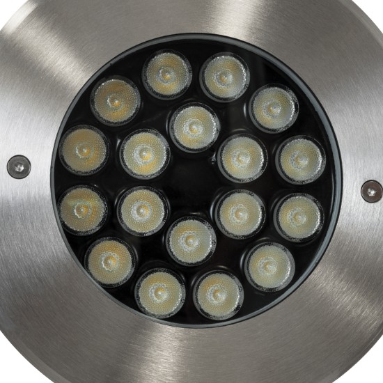 UNDERGROUND-SINA 90573 Χωνευτό Φωτιστικό Σποτ Δαπέδου LED 18W 1530lm 15° DC 24V Αδιάβροχο IP68 Φ20 x Υ11cm RGBW DMX512 - Ανοξείδωτο Ατσάλι - 3 Χρόνια Εγγύηση UNDERGROUND-SINA 90573 Χωνευτό Φωτιστικό Σποτ Δαπέδου LED 18W 1530lm 15° DC 24V Αδιάβροχο IP68 Φ20 x Υ11cm RGBW DMX512 - Ανοξείδωτο Ατσάλι - 3 Χρόνια Εγγύηση