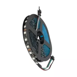 DIGIPRO 90589 Ψηφιακή Pixel Addressable Ταινία LED 14.4W/m 864lm/m 120° DC 12V IP20 60 x SMD5050 Chip/m 20 x Pixel/m Πολύχρωμο RGB Dimmable SPI/TTL Protocol IC WS2811/UCS16703 - Sanan SMD Chip - Μ500 x Π1 x Υ0.2cm - Ρολό 5 Μέτρων - 5 Χρόνια Εγγύηση