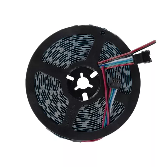 DIGIPRO 90604 Ψηφιακή Pixel Addressable Ταινία LED 14.4W/m 864lm/m 120° DC 12V IP20 60 x SMD5050 Chip/m 60 x Pixel/m Πολύχρωμο RGB Dimmable SPI/TTL Protocol IC TM1812 - Sanan SMD Chip - Μ500 x Π1 x Υ0.2cm - Ρολό 5 Μέτρων - 5 Χρόνια Εγγύηση