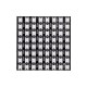 90607 Digital Pixel Addressable Plate - Ψηφιακή Πλακέτα LED SMD 5050 15.3W/m 64LED/unit 64PIXEL/unit SPI/TTL Protocol IC WS2812/SK6812 1224lm/unit 120° DC 5V IP20 RGB - Μαύρο Σώμα - Μ80 x Π80 x Υ2mm - 5 Χρόνια Εγγύηση