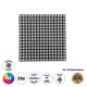 90608 Digital Pixel Addressable Plate - Ψηφιακή Πλακέτα LED SMD 5050 61W/m 256LED/unit 256PIXEL/unit SPI/TTL Protocol IC WS2812/SK6812 4880lm/unit 120° DC 5V IP20 RGB - Μαύρο Σώμα - Μ160 x Π160 x Υ2mm - 5 Χρόνια Εγγύηση