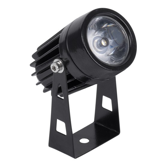 SPOTTOLA 90631 Σποτ Φωτισμου LED 1W 110lm 10° DC 24V Αδιάβροχο IP65 Θερμό Λευκό 2700K Dimmable - Bridgelux SMD Chip - Γκρι Ανθρακί - Μ5 x Π5 x Υ9cm - 3 Χρόνια Εγγύηση