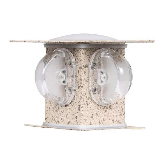 WALLLIGHT-CINA 90659 Φωτιστικό Τοίχου - Απλίκα LED 10W 1000lm 10° AC 220-240V Αδιάβροχο IP65 Μ18.5 x Π18.5 x Υ8.5cm με Αυτόματα Προγράμματα Εναλλαγής Χρωμάτων Πολύχρωμο RGB - Μπεζ της Άμμου WALLLIGHT-CINA 90659 Φωτιστικό Τοίχου - Απλίκα LED 10W 1000lm 10° AC 220-240V Αδιάβροχο IP65 Μ18.5 x Π18.5 x Υ8.5cm με Αυτόματα Προγράμματα Εναλλαγής Χρωμάτων Πολύχρωμο RGB - Μπεζ της Άμμου