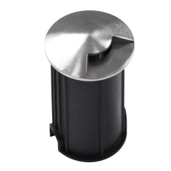 UNDERGROUNDRENA 90660 Φωτιστικό Σκαλοπατιού / Διαδρόμου LED 1W 110lm 30° DC 24V Αδιάβροχο IP68 Θερμό Λευκό 2700K Dimmable - Bridgelux SMD Chip - Ανοξείδωτο Ατσάλι 304 - Μ5 x Π5 x Υ9cm / Q4.2cm - 3 Χρόνια Εγγύηση