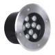 UNDERGROUND-TINA 90669 Χωνευτό Φωτιστικό Σποτ Δαπέδου LED 12W 1260lm 30° DC 24V Αδιάβροχο IP65 Φ16 x Υ9cm Πολύχρωμο RGBW DMX512 - Ανοξείδωτο Ατσάλι - 3 Years Warranty