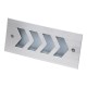 WALLLIGHT-ARINA 90670 Χωνευτό Φωτιστικό Τοίχου LED 6W 660lm 120° DC 24V Αδιάβροχο IP67 Μ17 x Π7 x Υ5.5cm Θερμό Λευκό 3000K - Ανοξείδωτο Ατσάλι - 3 Years Warranty