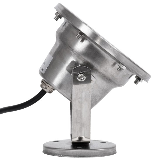 UNDERWATER-DINA 90676 Υποβρύχιος Προβολέας Σποτ για Σιντριβάνια/Πισίνες LED 6W 660lm 30° DC 24V Αδιάβροχο IP68 Θερμό Λευκό 2700K Dimmable - Ανοξείδωτο Ατσάλι 304 - Μ12 x Π12 x Υ14cm - 3 Χρόνια Εγγύηση