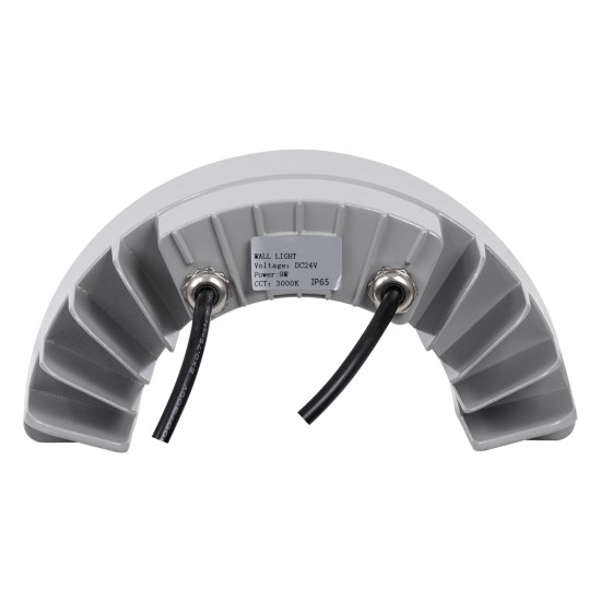 TREEWINA 90680 Κυρτή Μπάρα Φωτισμού Wall Washer για Φυτά - Δέντρα LED 9W 990lm 30° DC 24V Αδιάβροχο IP65 Θερμό Λευκό 2700K Dimmable - Bridgelux SMD Chip - Γκρι Ανθρακί - Μ20.5 x Π5.5 x Υ11cm - 3 Χρόνια Εγγύηση