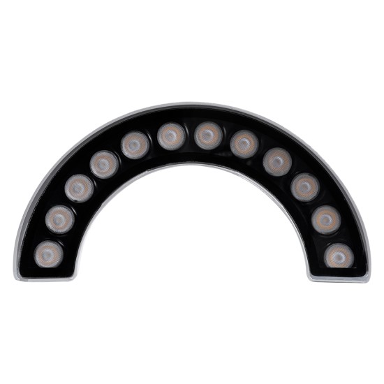 TREEWINA 90681 Κυρτή Μπάρα Φωτισμού Wall Washer για Φυτά - Δέντρα LED 12W 1320lm 30° DC 24V Αδιάβροχο IP65 Θερμό Λευκό 2700K Dimmable - Bridgelux SMD Chip - Γκρι Ανθρακί - Μ23.5 x Π7.5 x Υ12cm - 3 Χρόνια Εγγύηση