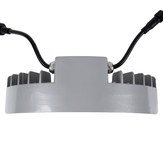 TREEWINA 90681 Κυρτή Μπάρα Φωτισμού Wall Washer για Φυτά - Δέντρα LED 12W 1320lm 30° DC 24V Αδιάβροχο IP65 Θερμό Λευκό 2700K Dimmable - Bridgelux SMD Chip - Γκρι Ανθρακί - Μ23.5 x Π7.5 x Υ12cm - 3 Χρόνια Εγγύηση