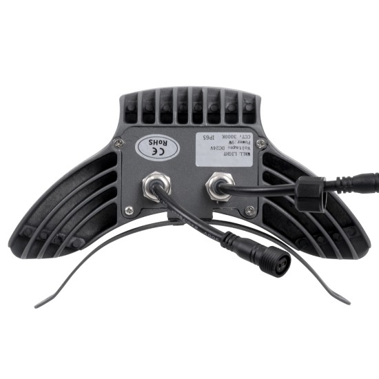 TREEPINA 90682 Κυρτή Μπάρα Φωτισμού Wall Washer για Φυτά - Δέντρα LED 9W 990lm 30° DC 24V Αδιάβροχο IP65 Θερμό Λευκό 2700K Dimmable - Bridgelux SMD Chip - Γκρι Ανθρακί - Μ20.5 x Π5.5 x Υ12cm - 3 Χρόνια Εγγύηση