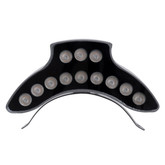 TREEPINA 90683 Κυρτή Μπάρα Φωτισμού Wall Washer για Φυτά - Δέντρα LED 12W 1320lm 30° DC 24V Αδιάβροχο IP65 Θερμό Λευκό 2700K Dimmable - Bridgelux SMD Chip - Γκρι Ανθρακί - Μ20.5 x Π5.5 x Υ12cm - 3 Χρόνια Εγγύηση