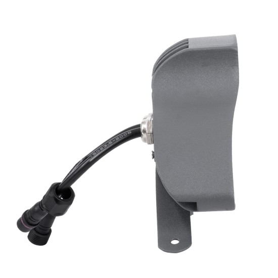 TREEPINA 90683 Κυρτή Μπάρα Φωτισμού Wall Washer για Φυτά - Δέντρα LED 12W 1320lm 30° DC 24V Αδιάβροχο IP65 Θερμό Λευκό 2700K Dimmable - Bridgelux SMD Chip - Γκρι Ανθρακί - Μ20.5 x Π5.5 x Υ12cm - 3 Χρόνια Εγγύηση