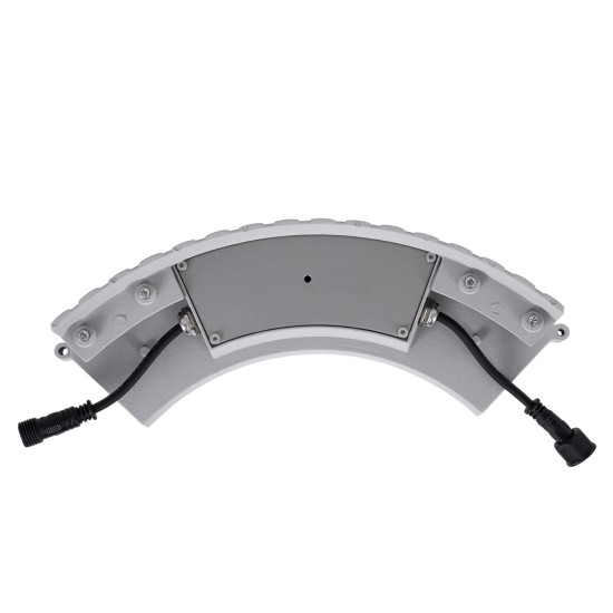 TREEJINA 90690 Κυρτή Μπάρα Φωτισμού Wall Washer για Φυτά - Δέντρα LED 18W 1620lm 10° DC 24V Αδιάβροχο IP67 Θερμό Λευκό 2700K Dimmable - Bridgelux SMD Chip - Γκρι Ανθρακί - Μ29 x Π11 x Υ10.5cm - 3 Χρόνια Εγγύηση