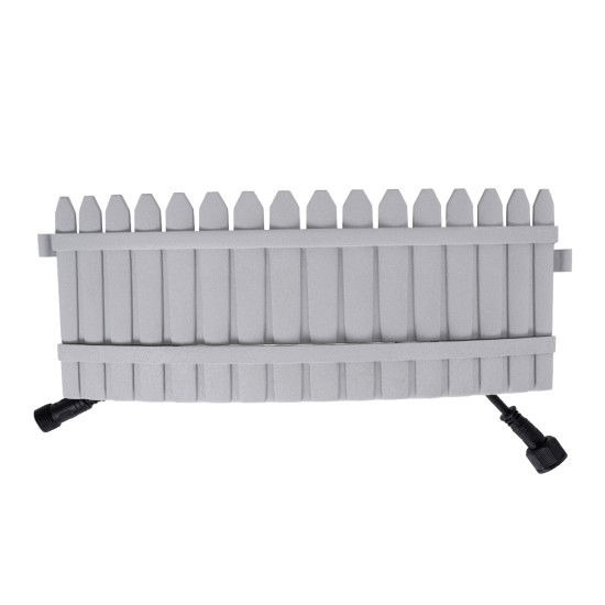 TREEJINA 90697 Κυρτή Μπάρα Φωτισμού Wall Washer για Φυτά - Δέντρα LED 18W 1530lm 10° DC 24V Αδιάβροχο IP67 Ultra Θερμό Λευκό 2200K Dimmable - Bridgelux SMD Chip - Γκρι Ανθρακί - Μ29 x Π11 x Υ10.5cm - 3 Χρόνια Εγγύηση