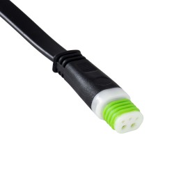 WWCONNECTOR 90708 5 Pin Σύνδεσμος Τροφοδοσίας για Wall Washers & Προβολείς με Είσοδο 5 x 0.25mm2 & Έξοδο 1 x Αρσενικό Βύσμα Αδιάβροχο IP65 - Μαύρο - Μ11 x Π2 x Υ1.2cm