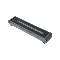 WINDOWRAFI 90726 Φωτιστικό Ανάδειξης Παραθύρων LED 18W 1530lm 8°x180° DC 24V Αδιάβροχο IP67 Ultra Θερμό Λευκό 2200K Dimmable - CREE XPE Chip - Γκρι Ανθρακί - Μ30.5 x Π6.7 x Υ4.5cm - 3 Χρόνια Εγγύηση