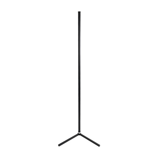 DIGICOLUMN 90763 Μοντέρνο Επιδαπέδιο Γραμμικό Ψηφιακό Φωτιστικό Digital Pixel Symphony Bar με RF Ασύρματο Χειριστήριο LED 16W 1280lm 180° DC 5V με USB 2.0 IP20 Πολύχρωμο RGB Dimmable - Μαύρο - Φ3 x Υ165cm - 2 Χρόνια Εγγύηση