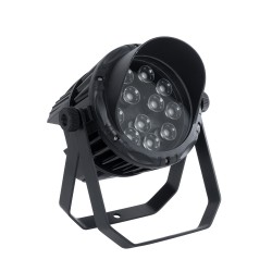 FLOODKARA 90820 Προβολέας Σποτ Wall Washer με Αντιθαμβωτική Γρίλια LED 54W 5940lm 5° DC 24V Αδιάβροχο IP67 Πολύχρωμο RGBW Dimmable DMX512 - CREE XPE Chip - Γκρι Ανθρακί - Μ28 x Π32 x H27cm - 3 Χρόνια Εγγύηση