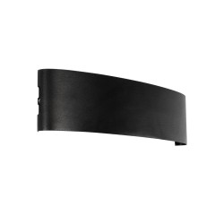 SIXOAD 60678 Μοντέρνο Φωτιστικό Τοίχου - Απλίκα LED 24W 3000lm 30° AC 220-240V Αδιάβροχο IP65 Θερμό Λευκό 2700K - CREE XPE Chip & TÜV SÜD Driver - Μαύρο Ματ - Μ32 x Π5.5 x Υ8cm - 5 Χρόνια Εγγύηση