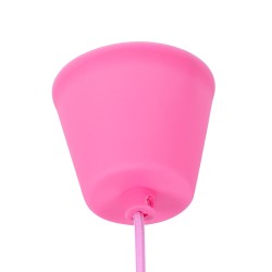 CABLITO 61553 Μοντέρνο Κρεμαστό Φωτιστικό Οροφής με Ντουί 1 x E27 AC 220-240V IP20 - Ροζ - Μ4 x Π4 x Υ110cm