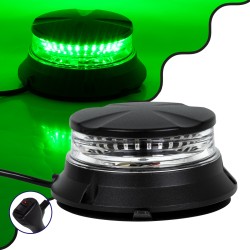 85169 PRO Series Φάρος Σήμανσης Οχήματος Security - Ασφαλείας για Αυτοκίνητα & Φορτηγά 6 Προγραμμάτων Φωτισμού STROBE LED SMD 3030 48W DC 10-30V Αδιάβροχος IP66 Πράσινο