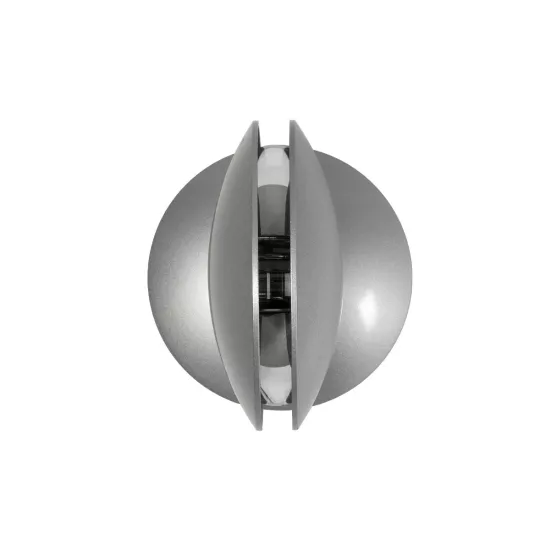 SEPTUM 93067 Μοντέρνο Φωτιστικό Τοίχου - Απλίκα LED 9W 1150lm 1° AC 220-240V IP44 Μπλε - CREE XPE Chip & TÜV SÜD Driver - Γκρι Ανθρακί Ματ - Μ12 x Π11 x Υ17cm - 5 Χρόνια Εγγύηση