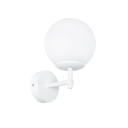 DALPH 203-0030 Vintage Φωτιστικό Τοίχου - Απλίκα με Ντουί 1 x E27 AC 220-240V IP20 - Λευκό - M18 x Π15 x Υ23cm