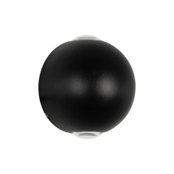 VEGA 60672 Μοντέρνο Φωτιστικό Τοίχου - Απλίκα LED 6W 750lm 30° AC 220-240V Αδιάβροχο IP65 Θερμό Λευκό 2700K - Bridgelux COB Chip & TÜV SÜD Driver - Μαύρο Ματ - Μ10 x Π7.5 x Υ10cm - 5 Χρόνια Εγγύηση