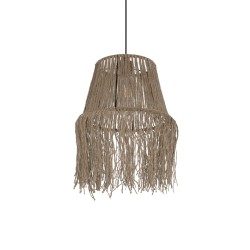 ROKA 205-0075 Boho Κρεμαστό Φωτιστικό Οροφής με Ντουί 1 x E27 AC 220-240V IP20 - Μπεζ - M30 x Π30 x Υ45cm
