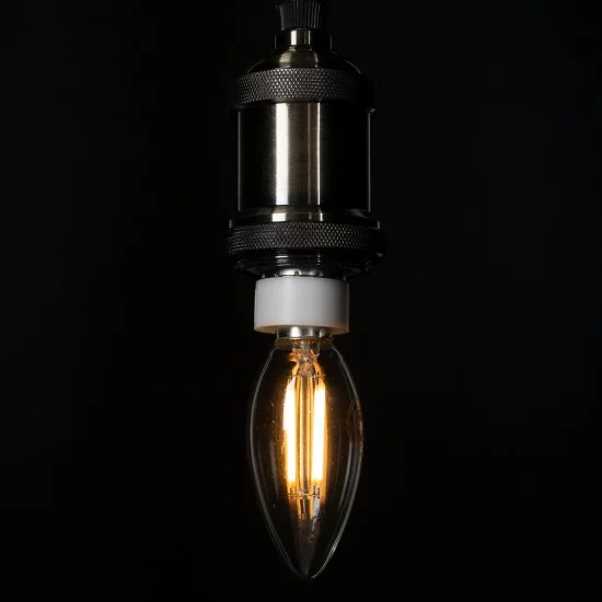 99001 Λάμπα LED Long Filament E14 C35 Κεράκι 4W 400lm 360° AC 220-240V IP20 Φ3.5 x Υ10.5cm Θερμό Λευκό 2700K με Διάφανο Γυαλί Dimmable - 3 Χρόνια Εγγύηση 99001 Λάμπα LED Long Filament E14 C35 Κεράκι 4W 400lm 360° AC 220-240V IP20 Φ3.5 x Υ10.5cm Θερμό Λευκό 2700K με Διάφανο Γυαλί Dimmable - 3 Χρόνια Εγγύηση