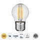 99005 Λάμπα LED Long Filament E27 G45 Γλομπάκι 5W 500lm 360° AC 220-240V IP20 Φ4.5 x Υ7.5cm Θερμό Λευκό 2700K με Διάφανο Γυαλί - Dimmable - 3 Years Warranty