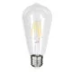 99015 Λάμπα LED Long Filament E27 ST64 Αχλάδι 4W 400lm 360° AC 220-240V IP20 Φ6.4 x Υ14cm Θερμό Λευκό 2700K με Διάφανο Γυαλί Dimmable - 3 Χρόνια Εγγύηση 99015 Λάμπα LED Long Filament E27 ST64 Αχλάδι 4W 400lm 360° AC 220-240V IP20 Φ6.4 x Υ14cm Θερμό Λευκό 2700K με Διάφανο Γυαλί Dimmable - 3 Χρόνια Εγγύηση