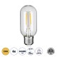 99018 Λάμπα LED Long Filament E27 T45 Σωλήνας 4W 400lm 360° AC 220-240V IP20 Φ4.5 x Υ11cm Θερμό Λευκό 2700K με Διάφανο Γυαλί - Dimmable - 3 Years Warranty