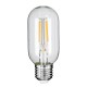 99018 Λάμπα LED Long Filament E27 T45 Σωλήνας 4W 400lm 360° AC 220-240V IP20 Φ4.5 x Υ11cm Θερμό Λευκό 2700K με Διάφανο Γυαλί - Dimmable - 3 Years Warranty