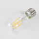 99018 Λάμπα LED Long Filament E27 T45 Σωλήνας 4W 400lm 360° AC 220-240V IP20 Φ4.5 x Υ11cm Θερμό Λευκό 2700K με Διάφανο Γυαλί - Dimmable - 3 Years Warranty