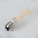 99019 Λάμπα LED Long Filament E27 T30 Σωλήνας 4W 400lm 360° AC 220-240V IP20 Φ3 x Υ13.5cm Θερμό Λευκό 2700K με Διάφανο Γυαλί - Dimmable - 3 Years Warranty