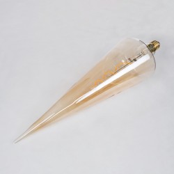 SPEAR 99023 Λάμπα E27 CT100 LED 6W 420lm 360° AC 220-240V IP20 Ultra Θερμό Λευκό 2200K Dimmable - Soft S Spiral Filament Chip - Μελί - Μ10 x Π10 x Υ28cm - 3 Χρόνια Εγγύηση