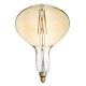 99027 Λάμπα LED Zig Long Filament E27 R280 BUTTERNUT Γλόμπος 6W 420lm 360° AC 220-240V IP20 Φ28 x Υ41cm Ultra Θερμό Λευκό 2200K με Μελί Γυαλί - Dimmable - 3 Years Warranty