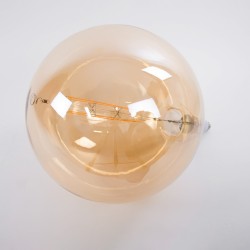 ORBITAL 99030 Λάμπα E27 G380 LED 10W 800lm 360° AC 220-240V IP20 Ultra Θερμό Λευκό 2200K Dimmable - Long Filament Chip - Μελί - Μ38 x Π38 x Υ55cm - 3 Χρόνια Εγγύηση